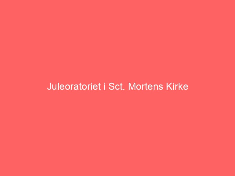 juleoratoriet i sct mortens kirke 9511