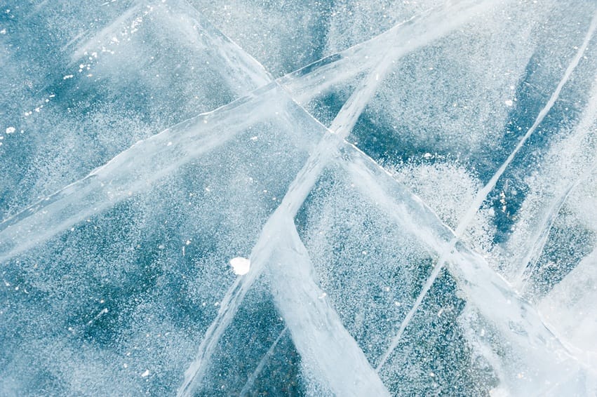 blue ice with air bubbles in the frozen lake macr 2026 01 11 10 01 18 utc