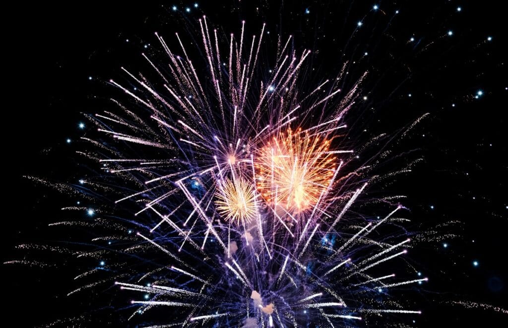 colorful fireworks in the sky on black background 2024 10 18 05 35 33 utc