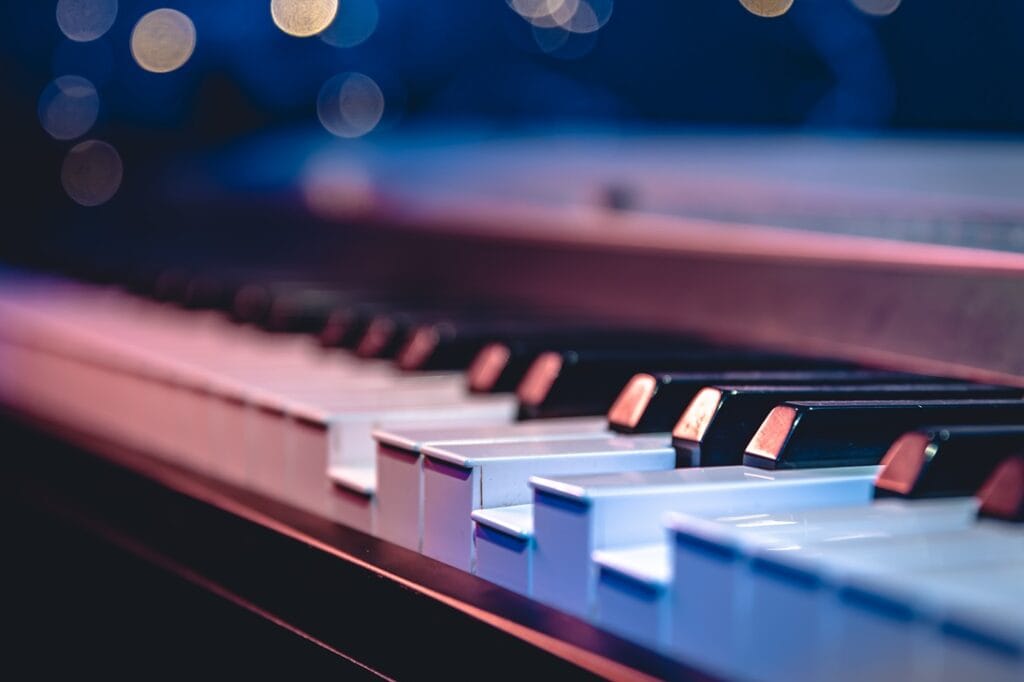 piano keys close up on a blurred background with b 2026 03 24 03 24 33 utc