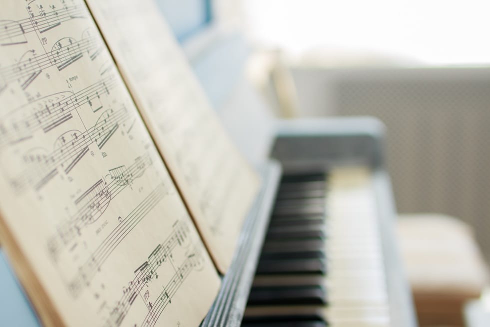 sheet music on a piano music stand 2026 03 19 03 14 29 utc