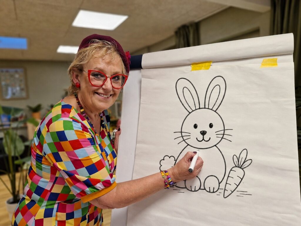 Foto af tegnefe til kulturugen i SPIK